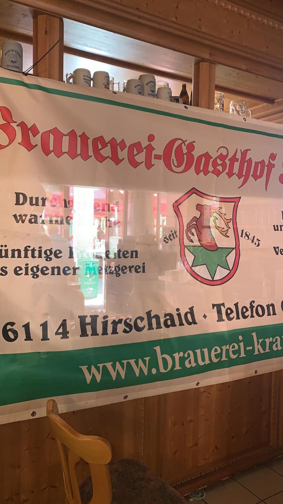 Brauerei Gasthof Kraus Гіршайд Екстер'єр фото